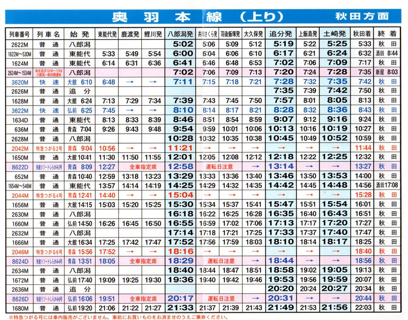 の 時間 電車